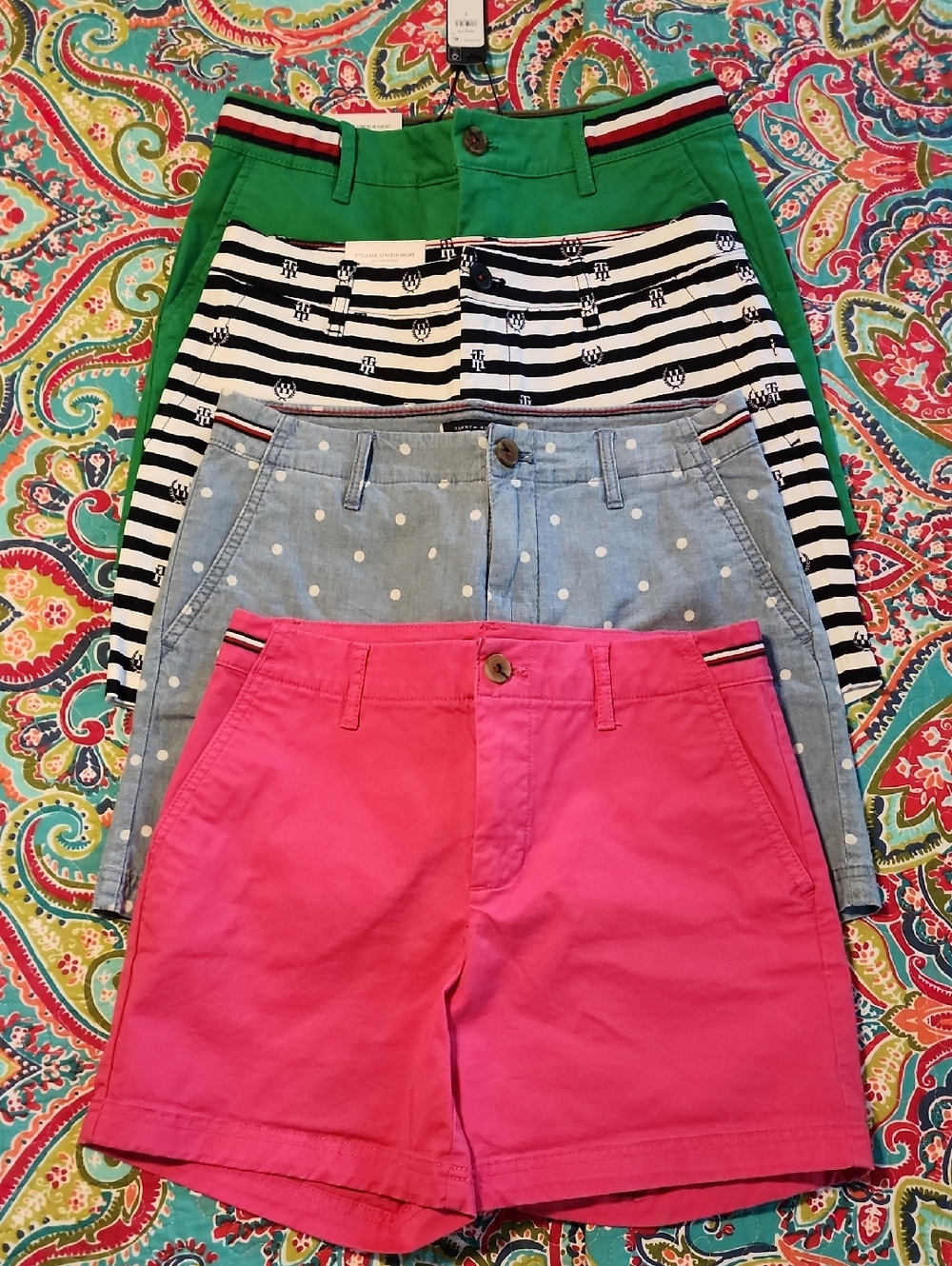 Lot Of Tommy Hilfiger 5" Shorts Size 0